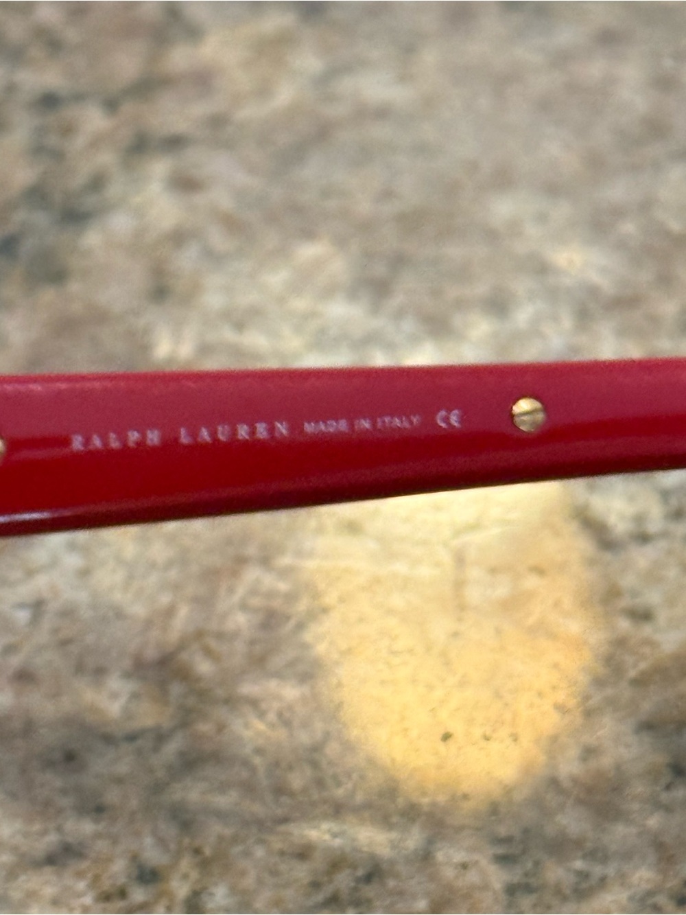 Ralph Lauren RL7012 Red Black Aviator Sunglasses Italy - Picture 6 of 10